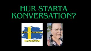 SFI med Stenberg Lär dig svenska  Frågor att börja konversation med