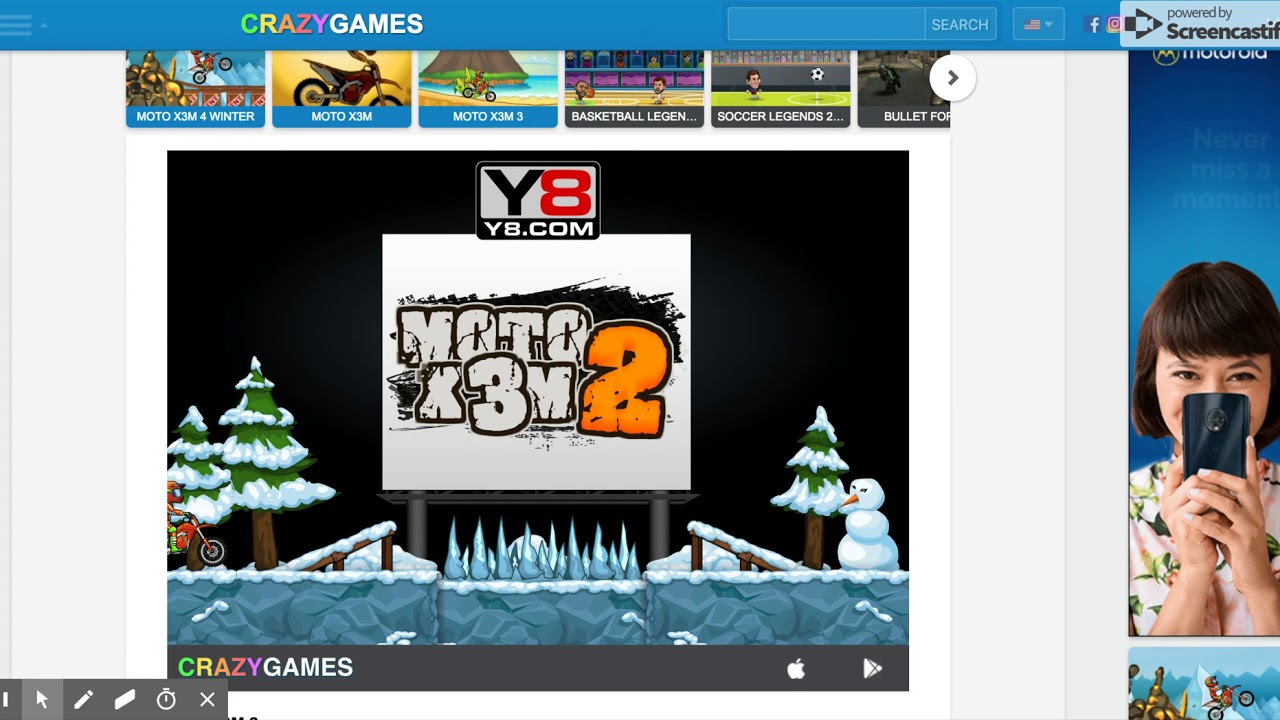 Moto X3m 2 Play Moto X3m 2 On Crazy Games Youtube