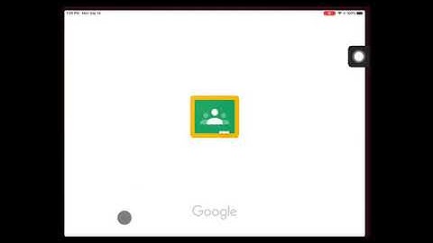 Attaching Work to Google Classroom on the iPad