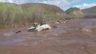 Upper Salt River Raft Trip - 17,000 cfs Flood Stage Flows!