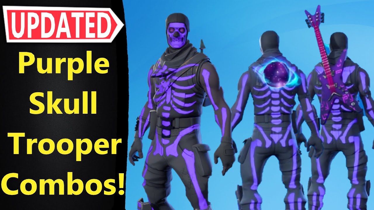 Fortnite Purple Skull Trooper Halloween Costume