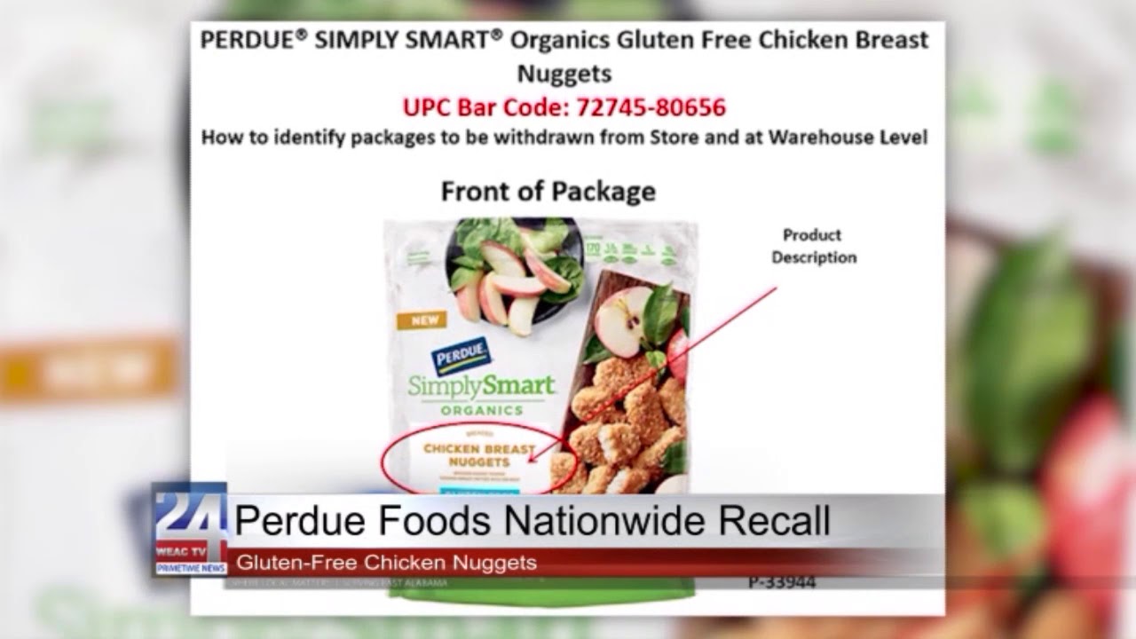 Perdue Foods Chicken Nugget Recall