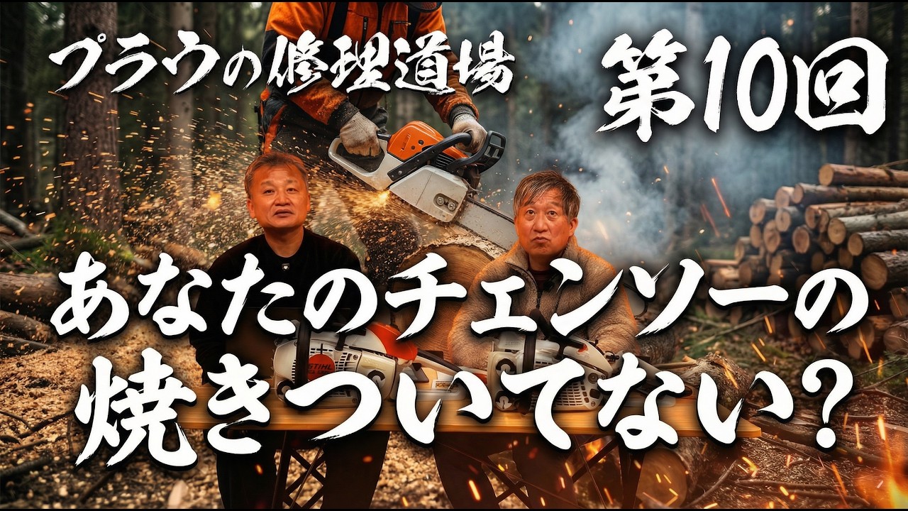 【第10回】チェンソーが焼き付く本当の原因｜“焼きつきの兆候”を見逃すな【プラウの修理道場】
