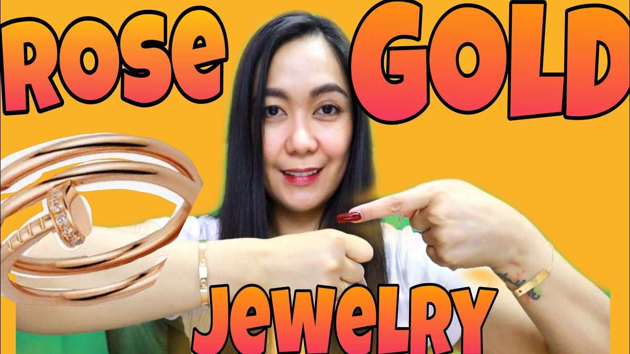 ROSE GOLD JEWELRY IS THIS A REAL GOLD? NASASANLA BA ?? ROSH