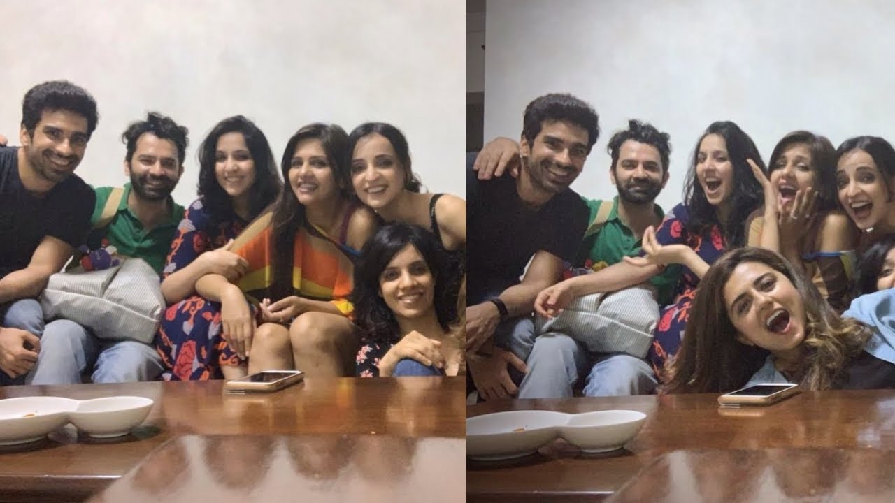 Barun sobti Sanaya Irani welcome dalljiet kaur and meet her home with Mohit Sehgal and friends |