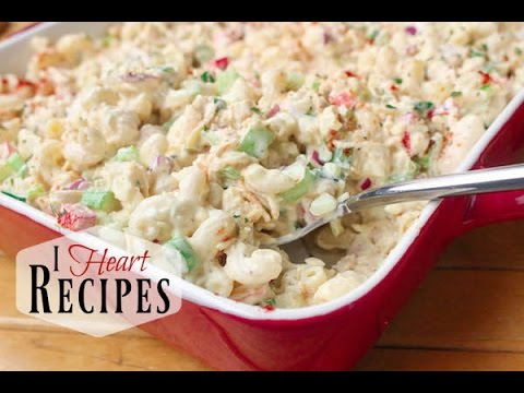How to make Cold Chicken Macaroni Salad - I Heart Recipes