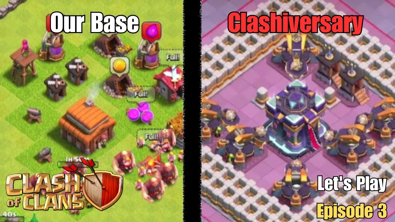 TH3 DESTROYS the CLASHIVERSARY Challenge I F2P Let's Play Episode 3 Clash of Clans