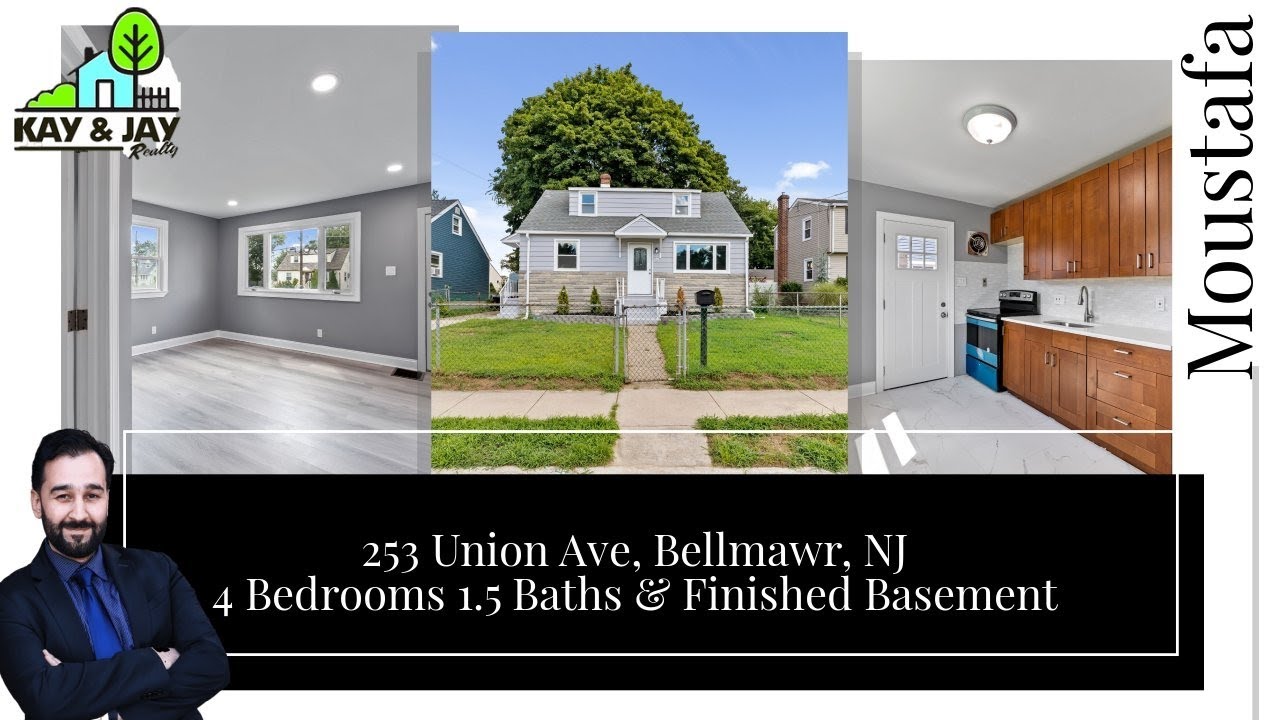 253 Union Ave, Bellmawr, NJ 4 Bedrooms 1.5 Baths & Finished Basement