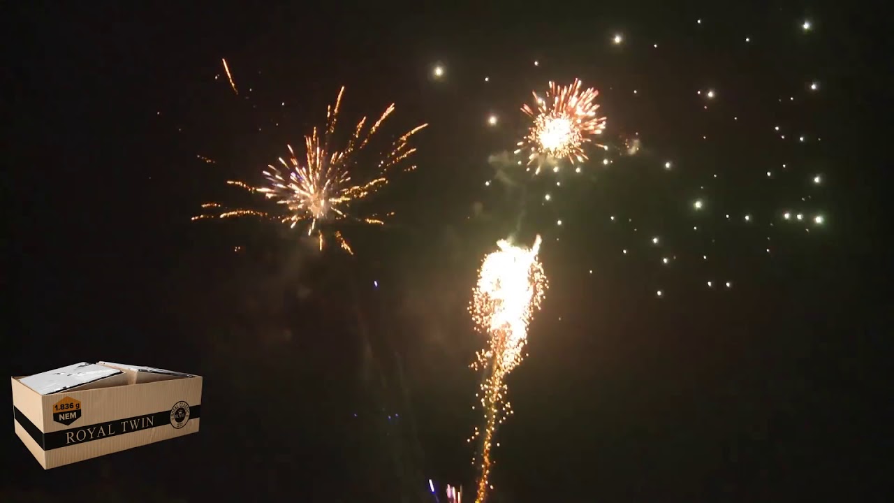 Royal Twin Compound batteri med 160 skud!