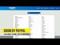 Xoom Money,A Paypal Service,Send money global, Low fees,Fast transactions, How to use Xoom