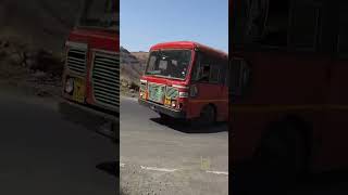 🫡Power Of Ashok Leyland Msrtc Saptshrungigad #msrtc #stbus #lalpari #travel #Saptshrungigad #shorts