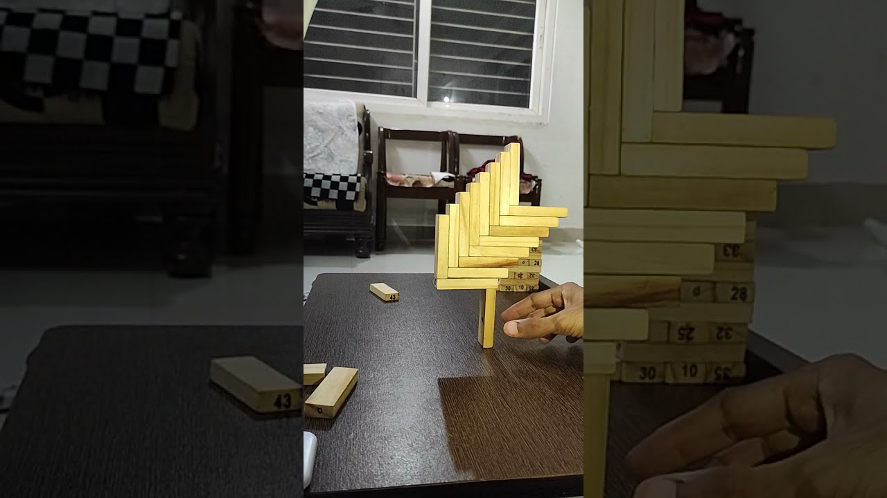 Jenga lolipop is falling down 