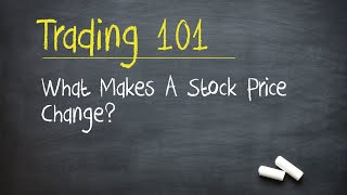 Trading 101: What Makes A Stock Price Change?