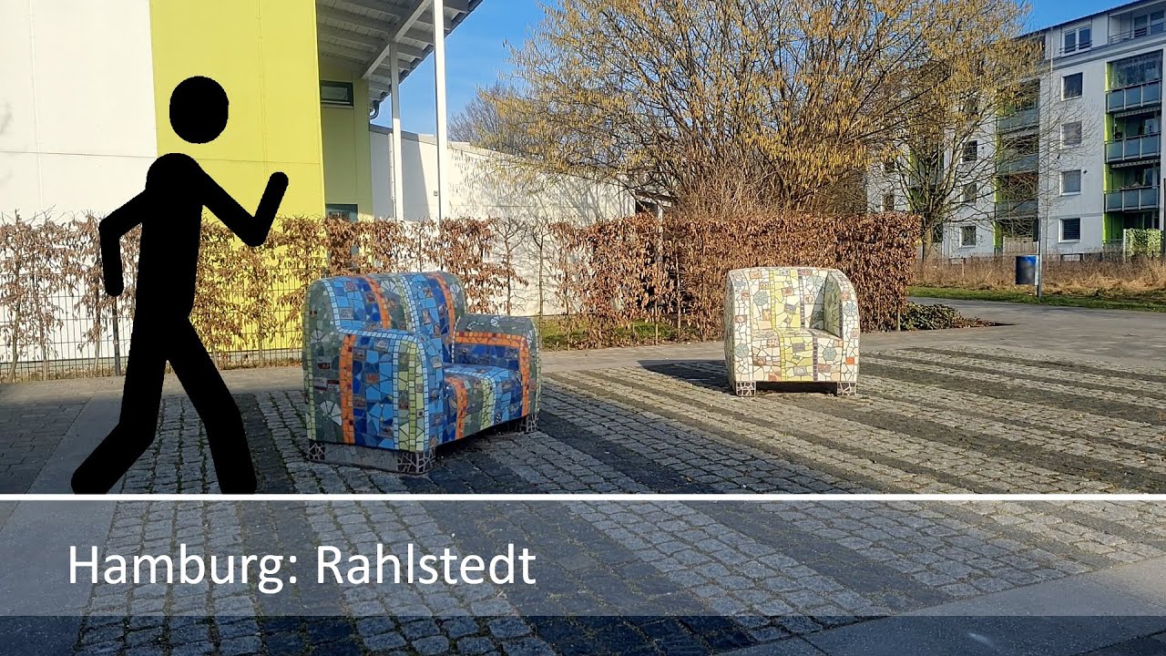 Der Geher in Hamburg: Rahlstedt