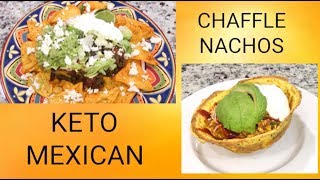 🇲🇽 KETO A LA MEXICANA / CHAFFLE FILLER/ WHAT I EAT TO LOSE WEIGHT ON KETO