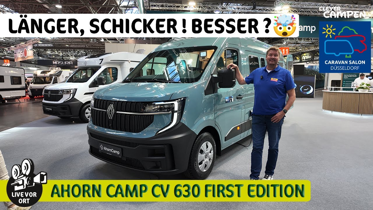 Ahorn Camp CV 630 First Edition 2026: Der erste Van auf neuem Renault Master! Großer Rundgang
