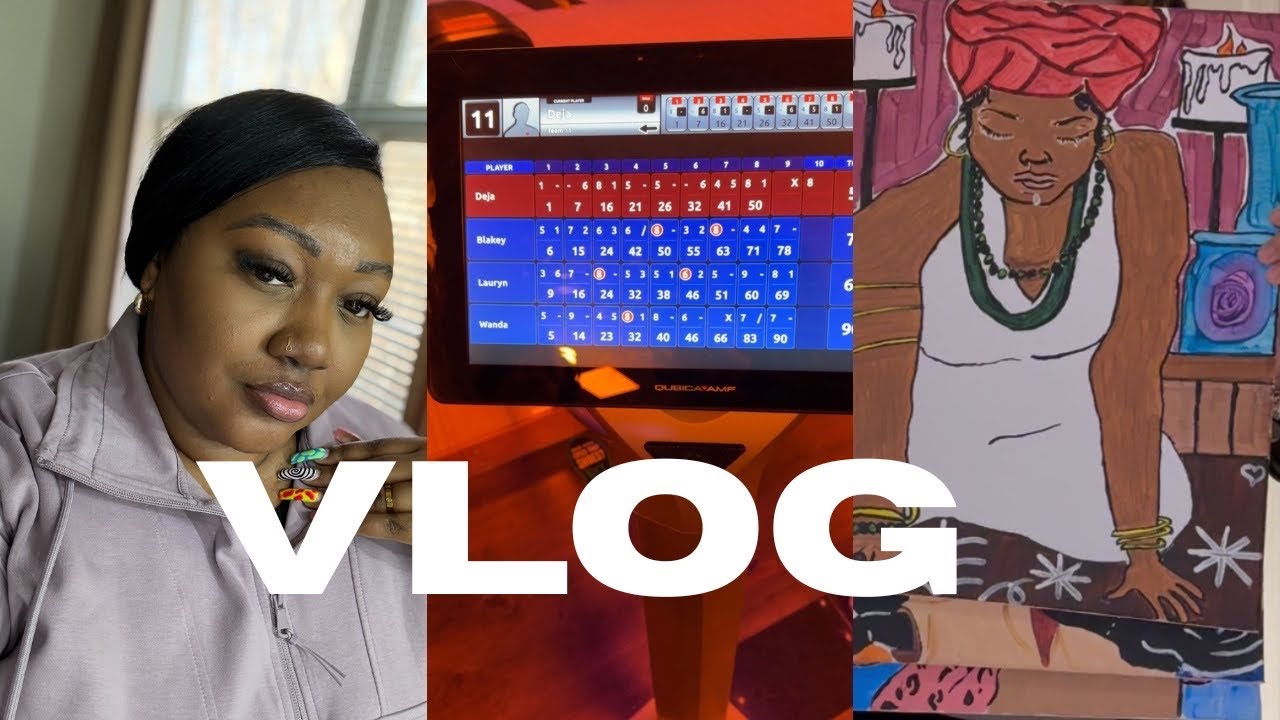 Видеоблог | Пойдем играть в боулинг | Работы моей лучшей подруги | Дни из моей жизни | Расслабляю...