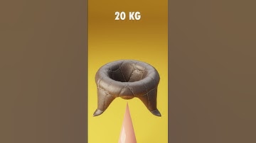 1 KG VS 40 KG 3D Cloth Simulation 😋🔥 #3danimation #3d #blender3d #satisfying #shorts #animation