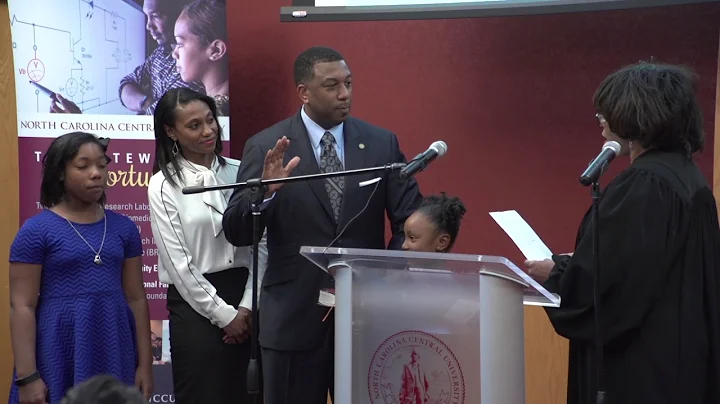 Darrell Allison swearing-in ceremony for the UNC B...