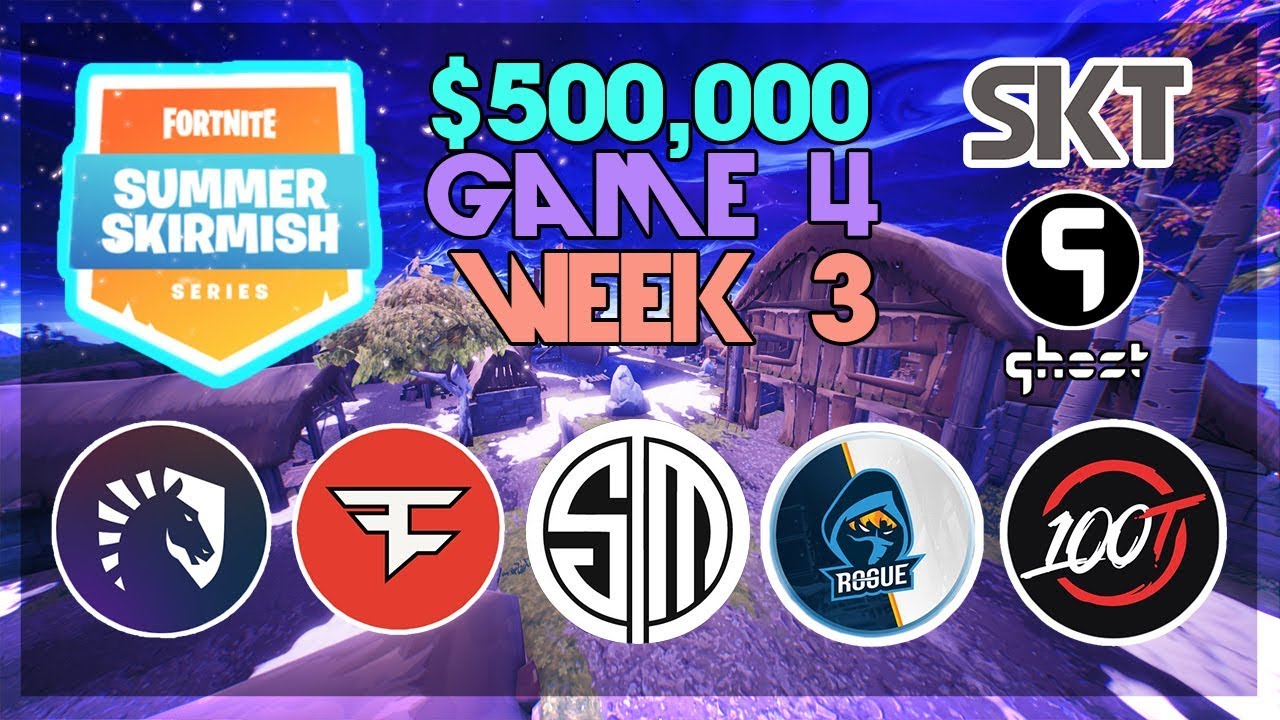$500,000 🥊Summer Skirmish Tournament NA🥊 Week 3 Game 4 (Fortnite)