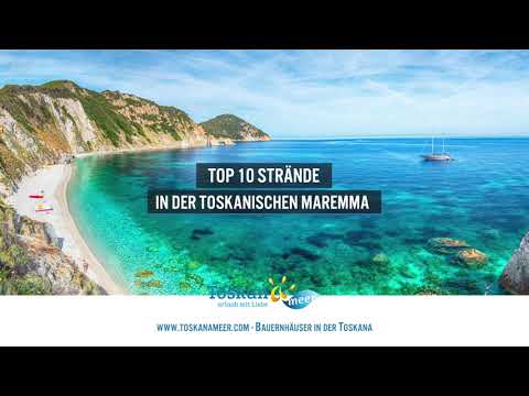 Video: Die beste strande in Toskane