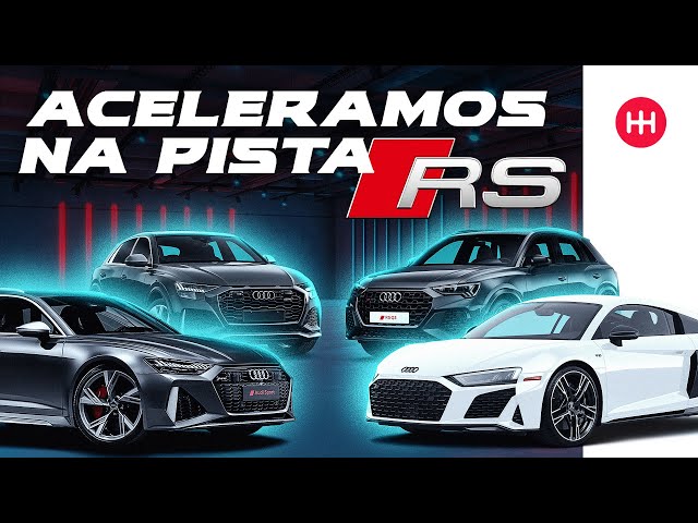 Video: AUDI RS no BRASIL 🚀 TESTAMOS TODAS as VERSÕES na PISTA 😱Conheça o Q8🚗R8🚗RS Q3 Sportback🚗RS6 Avant