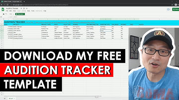 Keep Track of All Your Auditions with an Audition Log Spreadsheet