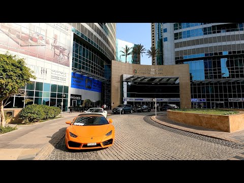 JBR Walk |4K| jumairah beach residence Dubai beautiful view beautiful city