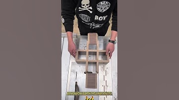 Next Level DIY! Wood Cutting Process for Creative Shelf Design #dailywork #WoodCraft #DIY