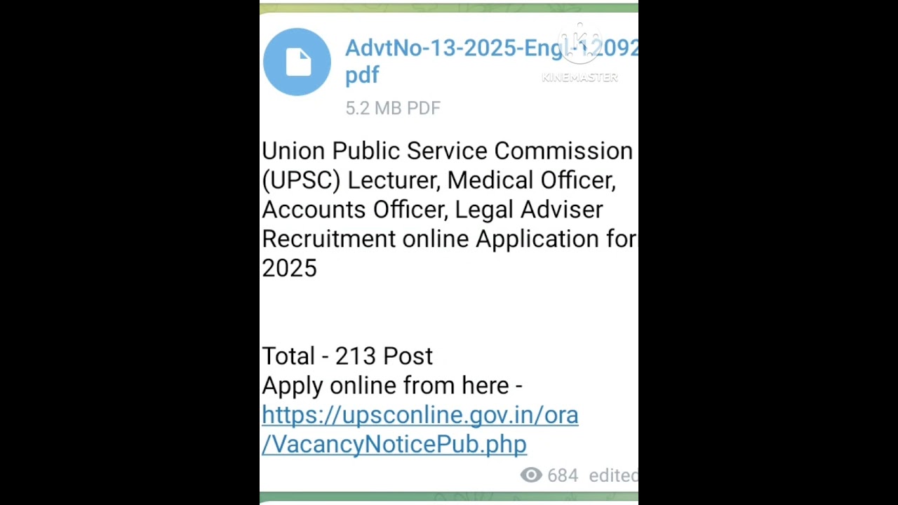 UPSC Lecturer, Medical Officer, Accounts Officer, Legal Adviser Recruitment 