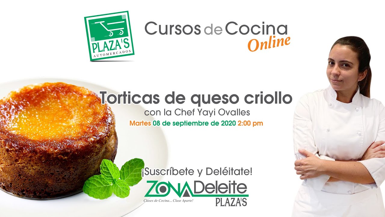Cursos de Cocina Online - Torticas de queso criollo