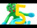 Green Baby -In- LEARNING NUMBERS - Stop Motion Cartoons For Kids #5