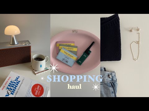 ENG) 쇼핑하울👛야금야금 사모은 아이템&선물 언박싱💫 | 인테리어소품 | 잘산템 | 인센스 | 수풀 | 렉슨 | 안나루이사 | Unboxing Haul | jewelry