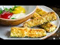 Запеченные КАБАЧКИ  в Духовке🍴Брусочки в Панировке с СЫРОМ - вкусная ЗАКУСКА для сезона кабачков