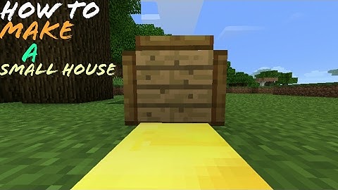 How To Make A Small House Using Command Block In Minecraft Pocket Edition