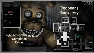 ([Fnaf] Fredbear's Backstory)(Night 1-7 (8/20 Mode) Completed+Extras)