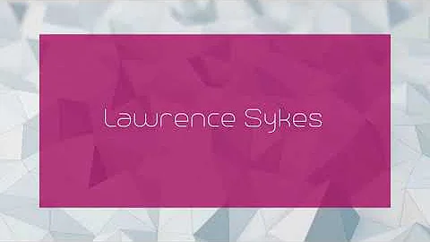 Lawrence Sykes - appearance