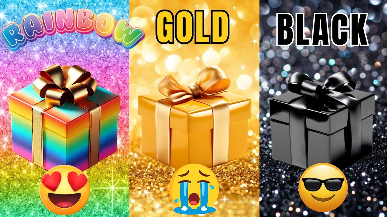 CHOOSE YOUR GIFT 🎁 ️ || 3 GIFT BOX CHALLENGE|| 2 good and 1 bad # ...