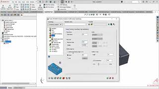 Turbo HSM - Combination - Linear Machining | SolidCAM 2021