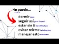 Comprensión de 'No Puedo' en Español