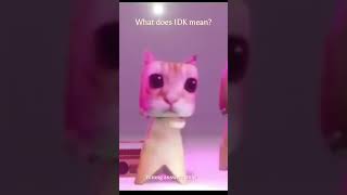 Famous What does IDK mean? Wealth