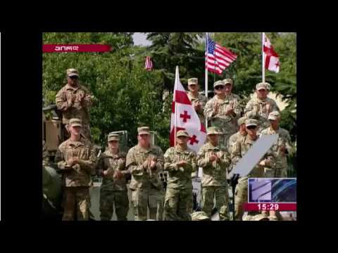 მაიკ პენსმა \"ღირსეული პარტნიორი 2017\"-ის სწავლებაში მონაწილე სამხედროებს მიმართა