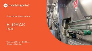 Elopak Ps50 Other Carton Filling Machine Elopak Machines