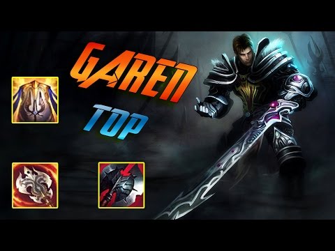 Video Garen TOP | GaRen Dame | Q E R = RIP | Cách chơi và... - youtube