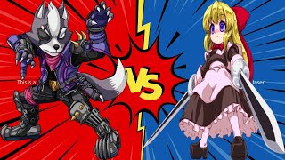 Super Smash Bros Cmc Plus V9 Extended Wolf O Donnell Vs Iath Doll