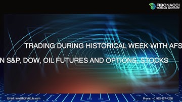 Historical Week with AFS on S&P, Dow, Oil Futures, Options, Stocks | Fibonacci Trading Institute
