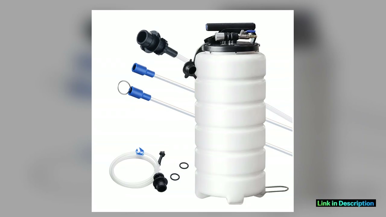 SucceBuy 65L15L PneumaticManual Fluid Extractor with Suction Hose Oil Changer Pump for Automotive