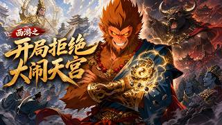 【漫劇合輯】🙉《西遊之開局拒絕大鬧天宮》| 穿越西遊成靈猴，拒絕大鬧天宮，低調修成至聖！#正版漫劇 #穿越