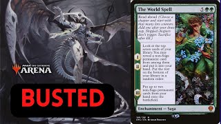 😵🌳 THE WORLD SPELL IS BUSTED! | MTG Arena Standard PHYREXIA: ALL WILL BE ONE  | Blue White Ranked