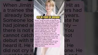 Jimin's Teacher Said He Joined Too Late to Ever Debut — He Debuted in 6 Months  #kpop #bts #jimin